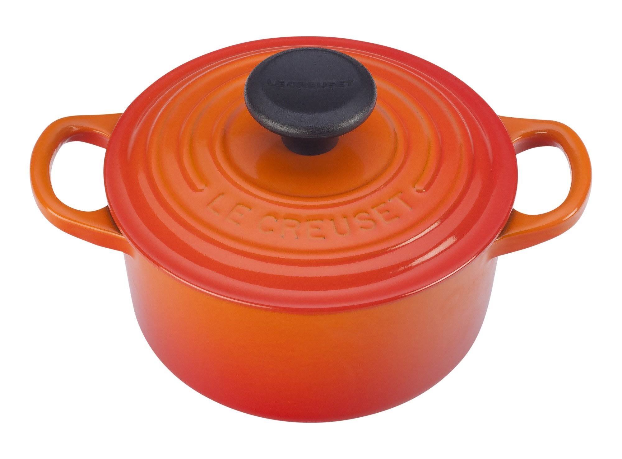 Le Creuset 1-Quart Signature Cast Iron Round Dutch Oven - Flame