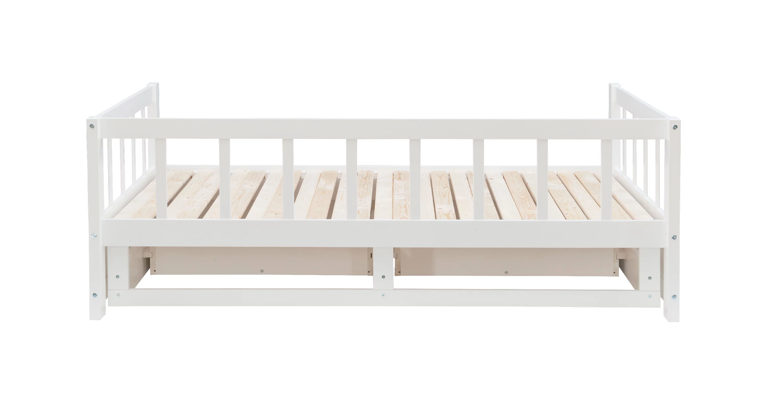 Galewood 2-Drawer Convertible Twin to King Daybed, White