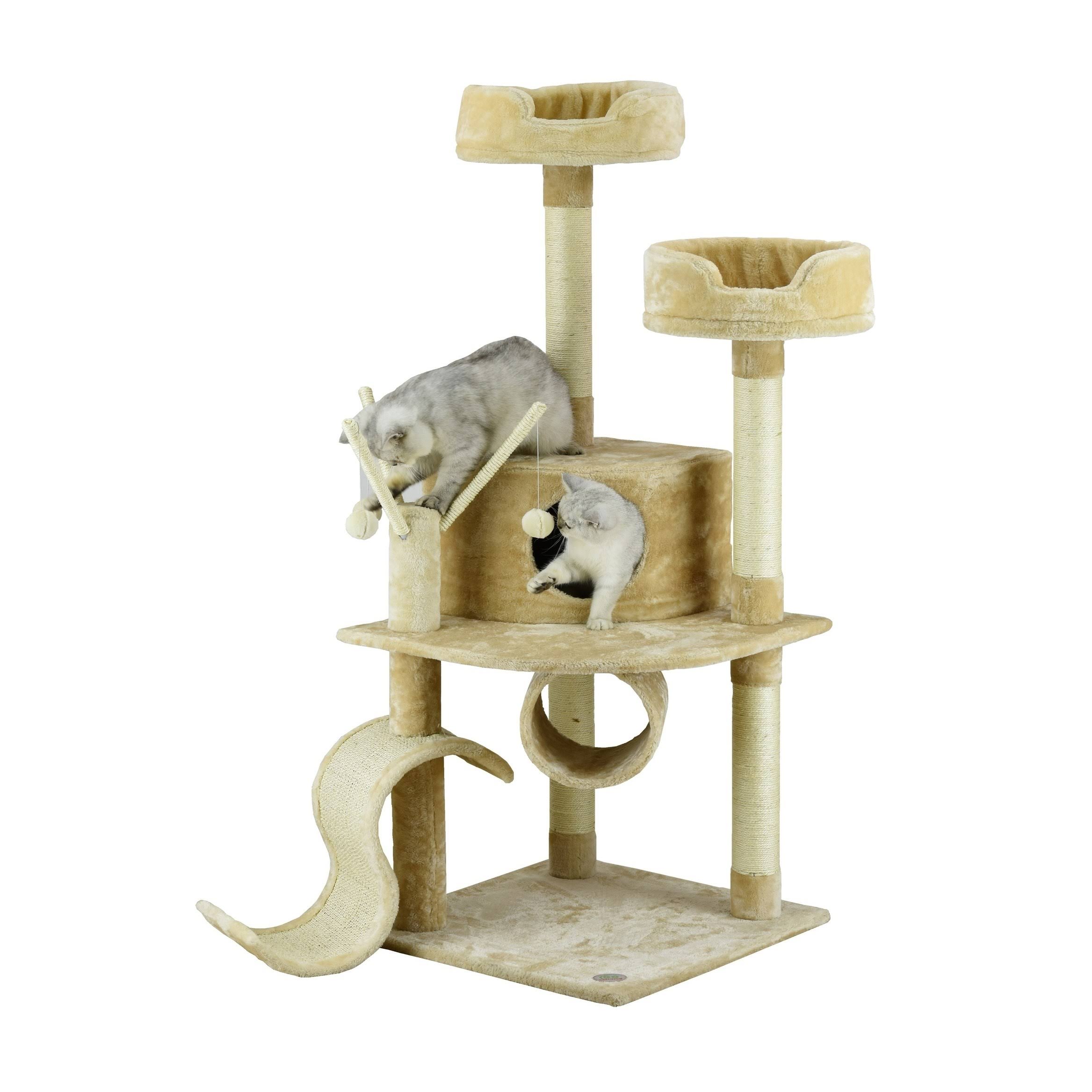 Go Pet Club 55x22 Cat Tree, Beige