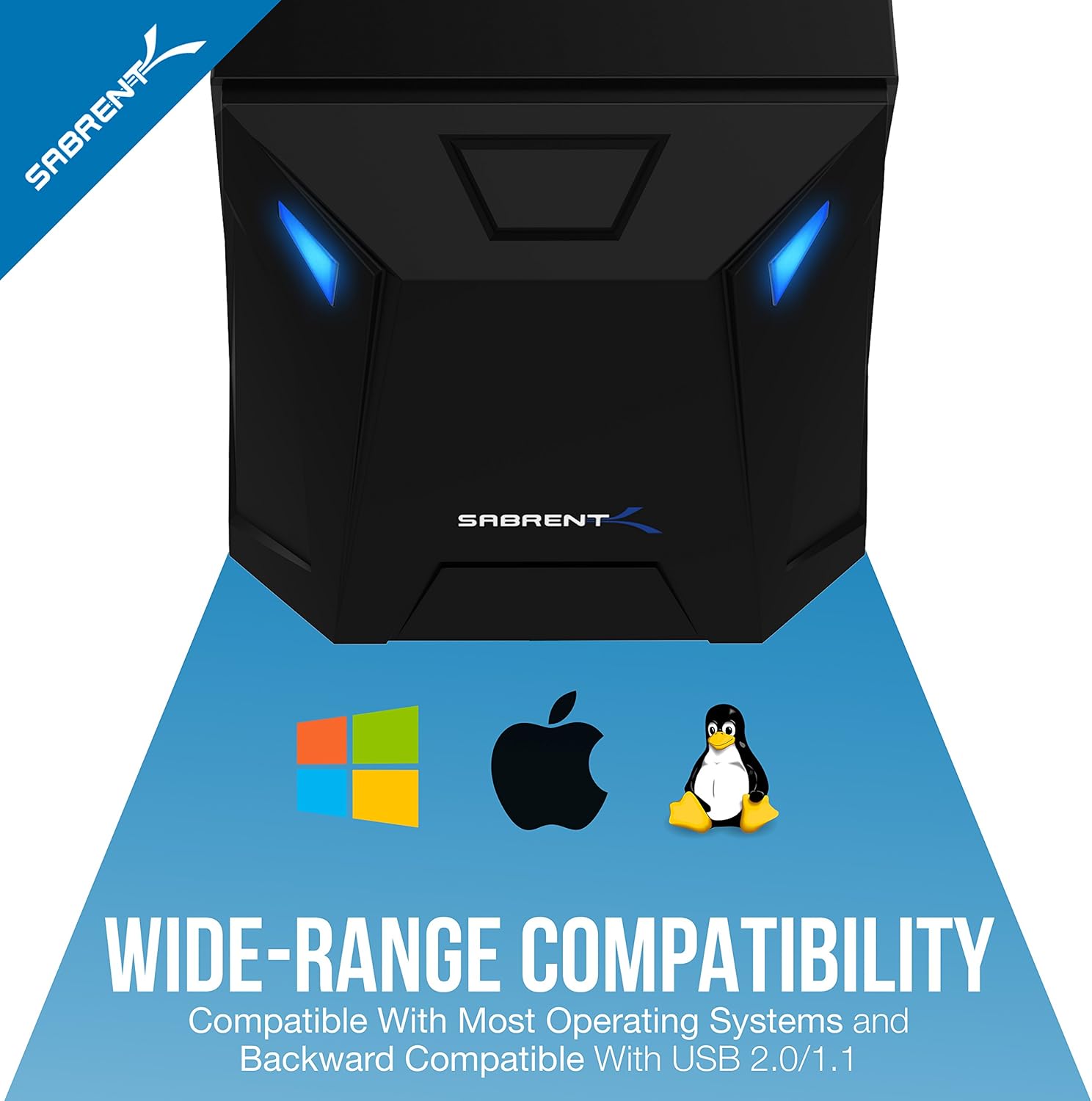 SABRENT USB 3.0 to SATA I/II/III Dual Bay External Hard Drive Docking Station for 2.5 or 3.5in HDD