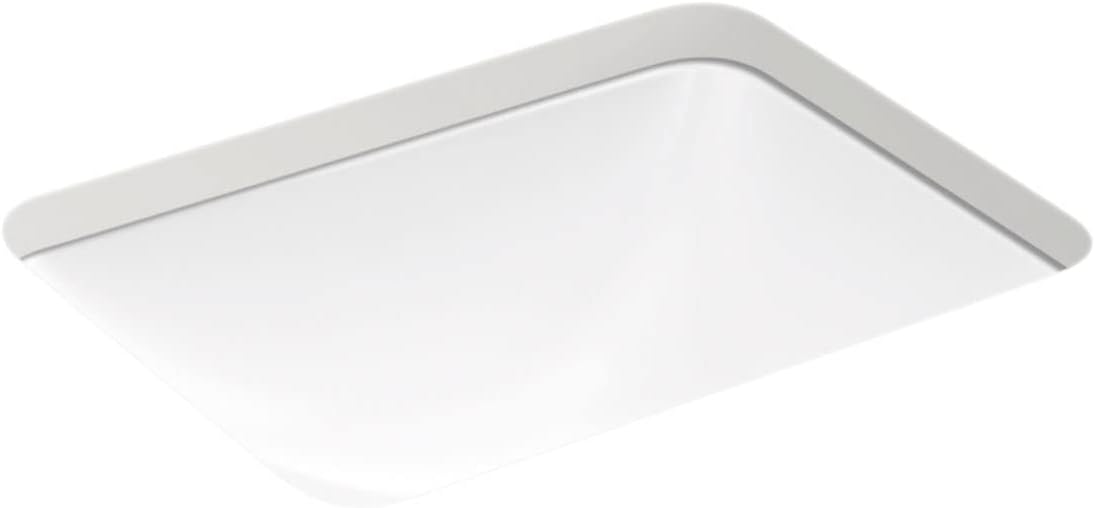 KOHLER K-20000-0 Caxton Under-Mount Bathroom Sink, White