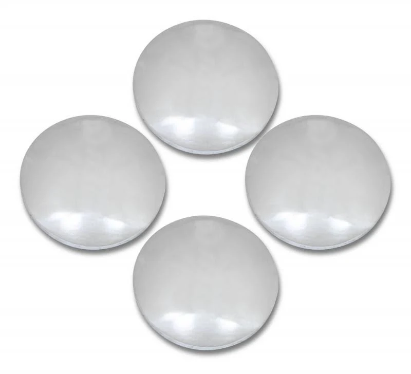 Mr. Gasket Baby Moon Hub Caps - Chrome
