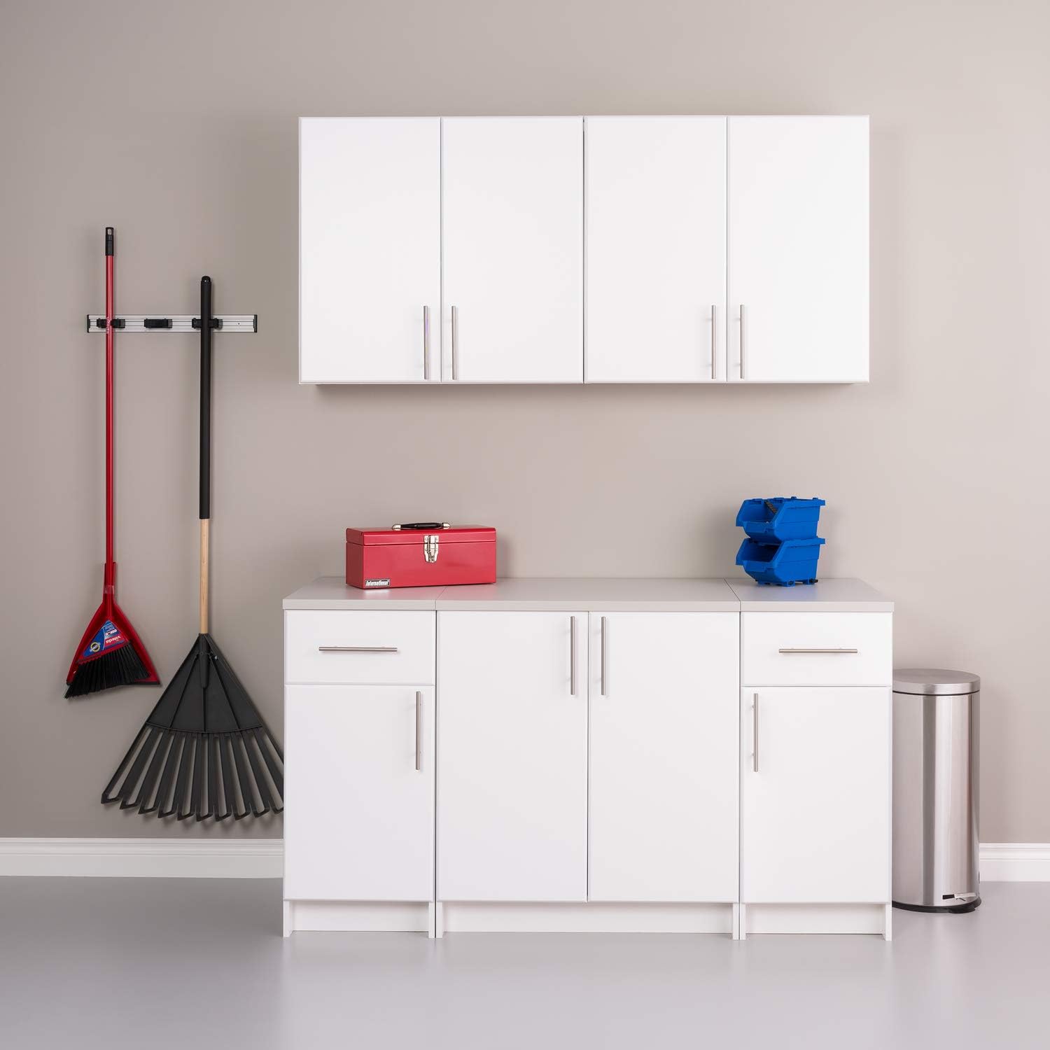 Prepac E Elite Storage Cabinet Set, 2 pc, Espresso