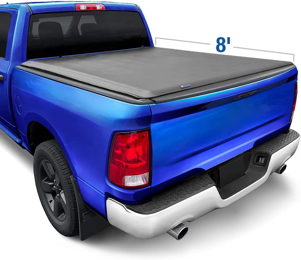 Tyger Auto T3 Soft Tri-Fold Truck Bed Tonneau Cover Compatible with 2002-2018 Dodge Ram 1500