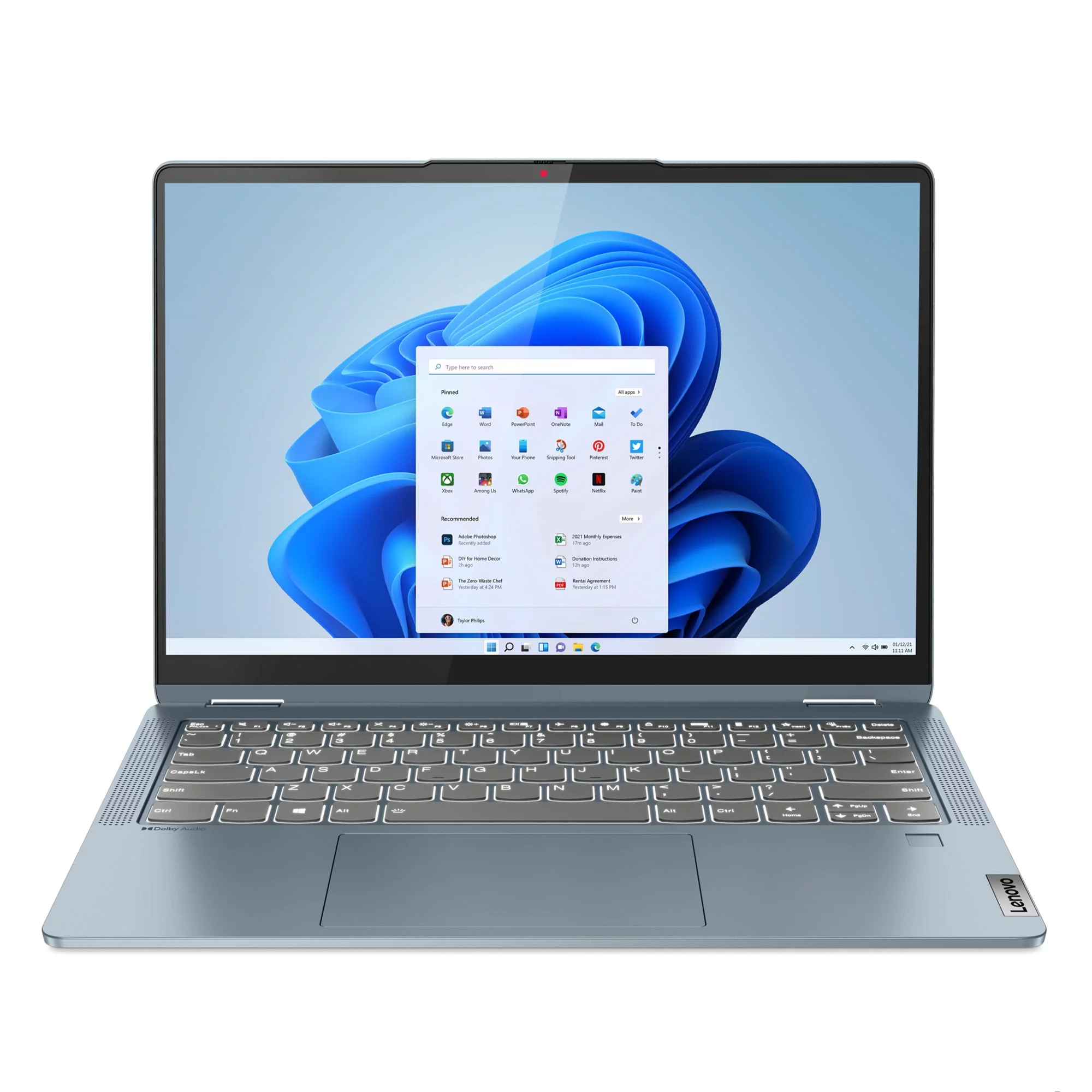 Lenovo Notebook IdeaPad Flex 5 14IAU7 Laptop, 14" IPS Touch, 6C, UHD, 8GB, 512GB