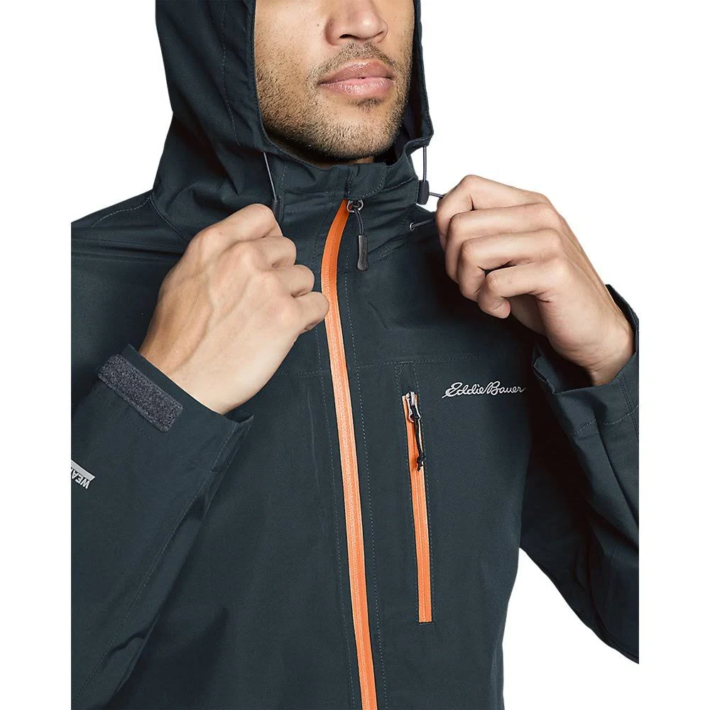 Eddie Bauer Men&s Cloud Cap Stretch 2.0 Rain Jacket - Blue - S