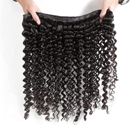 Brazilian Human Hair Bundles Water Wave 10A Wet and Wavy Bundles 100% Unprocessed Virgin Remy Hair Bundles Raw Hair Extensions Natural Color
