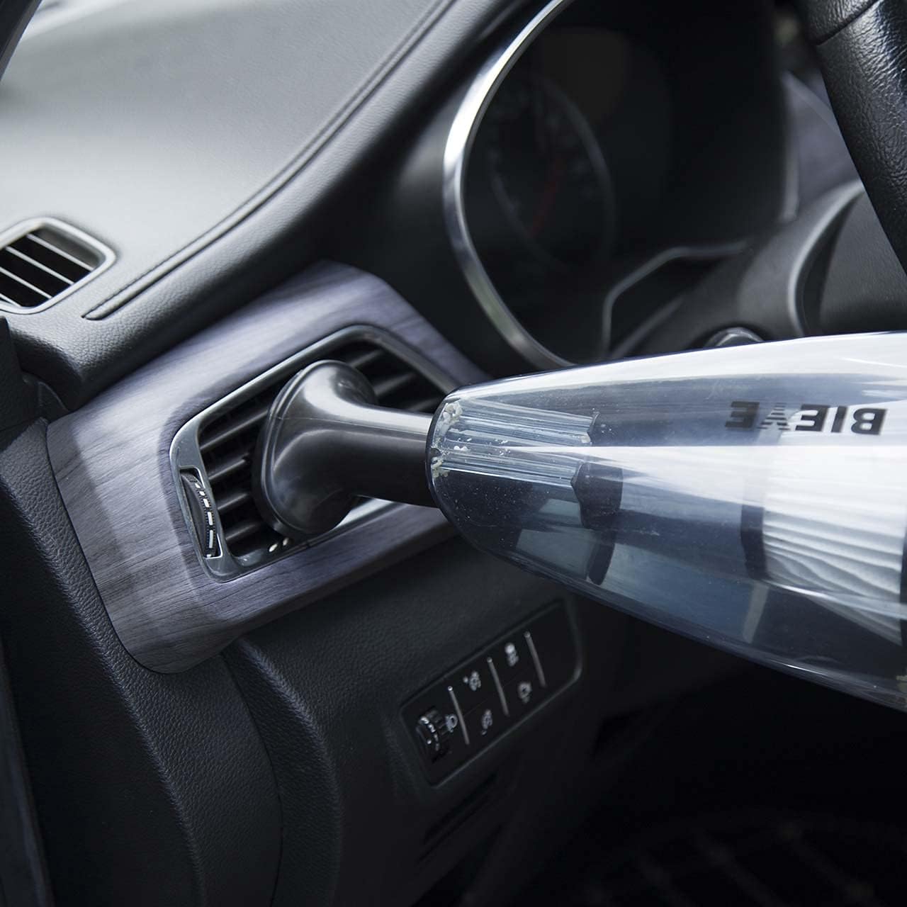 Bieye Cordless Stick Vacuum Cleaner Lightweight Handheld Vacuum with Floor Brush for Household Car Cleaning