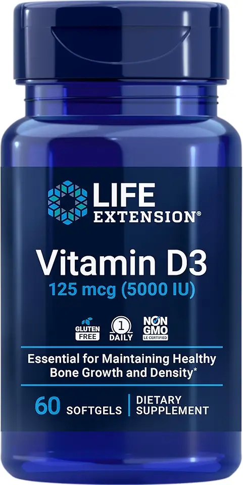 Super Omega-3 Fish Oil, Vitamin D3 5000 IU - 120 & 60 Softgels - Kansas Nuitrition - HNZSDS