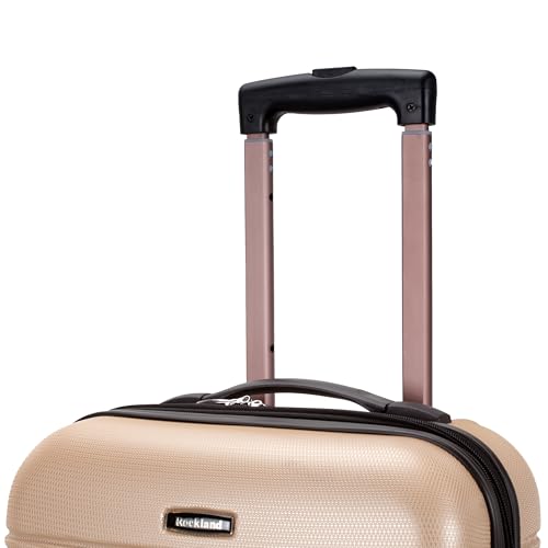 Rockland Melbourne Hardside Expandable Luggage with Spinner Wheels, 2TONENAVY, 2 Piece (20/28)