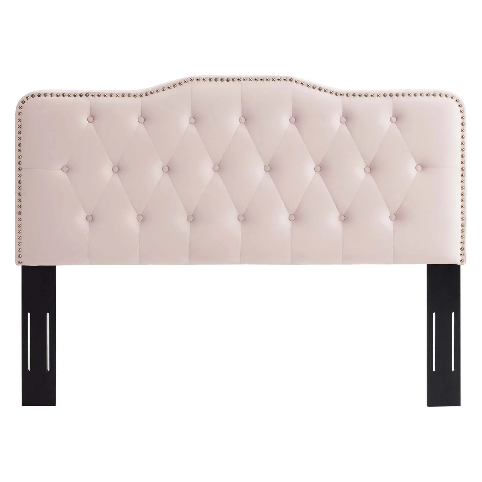 Modway Sophia Tufted Performance Velvet King/California King Headboard in Pink