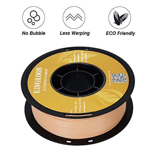 Kingroon PLA 3D Printer Filament, 12Rolls, Dimensional Accuracy +/- 0.03 mm, 12kg Spool(26.4lbs)