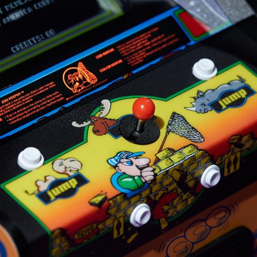 Numskull Quarter Arcades Teenage Mutant Ninja Turtles Collector's Edition Mini Arcade - 1/4 Scale Authentic Wooden Replica, Original ROM