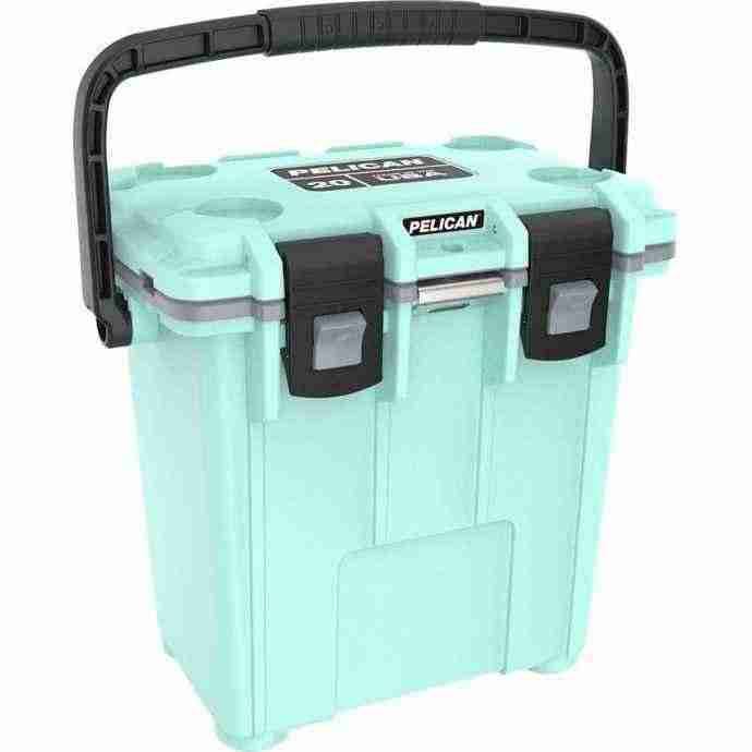 Pelican 20qt Elite Cooler - Green - Tan