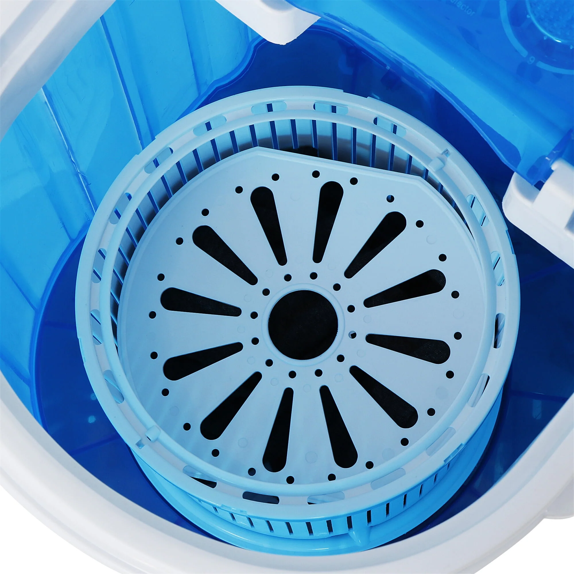 Zeny 6lbs Capacity Mini Washing Machine Compact Counter Top Washer w/Spin Cycle Basket and Drain Hose