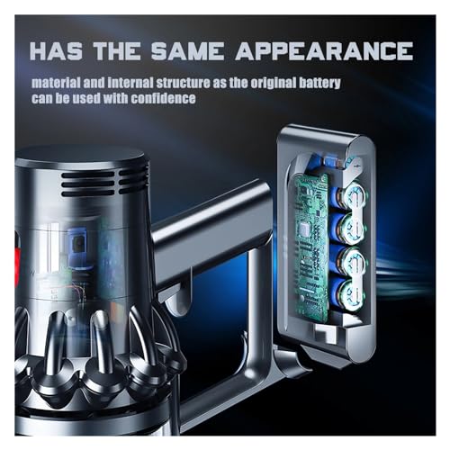 HUANGJW 6000mAh Compatible for Dyson V6 V7 V8 V10 Rechargeable Bateria SV10 SV11 SV12 SV09 Vacuum Cleaner Battery DC58