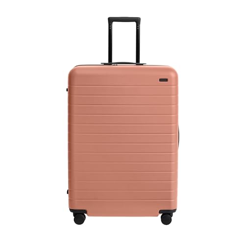 Away Large Checked Luggage, 29 Inch Hardside Suitcase with Spinner Wheels, Lightweight & Durable, TSA Lock, Clay Pink