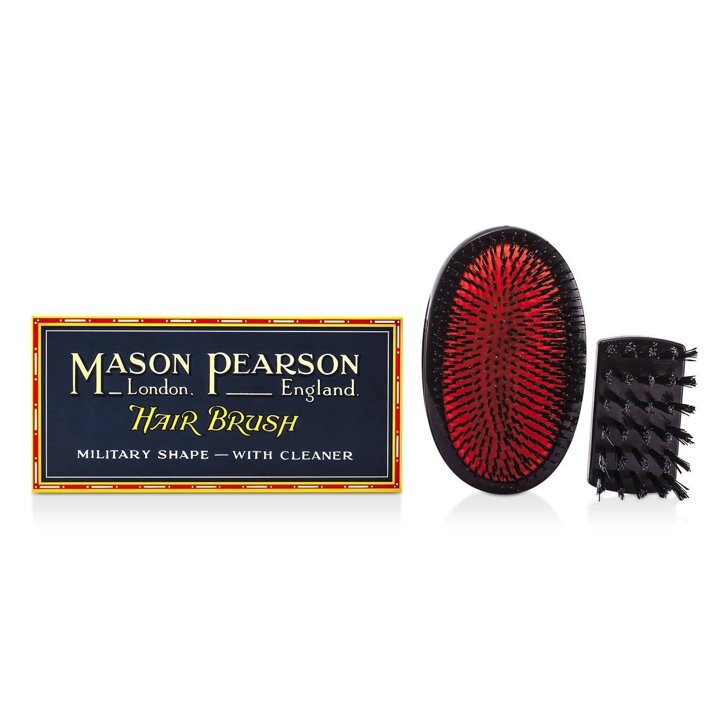 Mason Pearson - Boar Bristle - Large Extra Military Pure Bistle Large Size Hair Bush (Dark Ruby) 1pc
