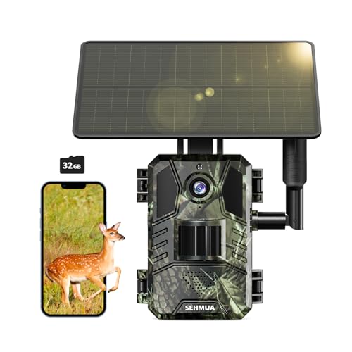 SEHMUA 4G LTE Cellular Trail Cameras 3rd Gen with Live Streaming