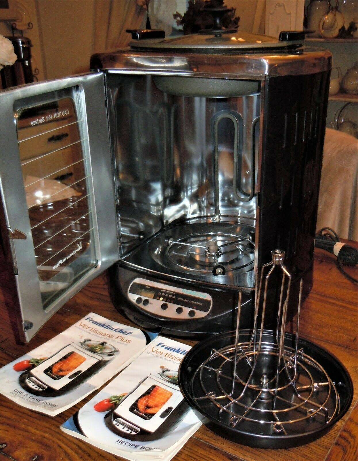 Franklin Chef Vertisserie Plus FR6100 Vertical Rotisserie Oven with Cook Top