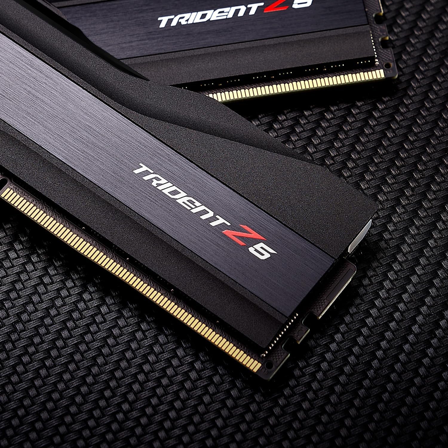 G.SKILL Trident Z5 Series (Intel XMP 3.0) DDR5 RAM 64GB (2x32GB) 6000MT/s CL32-38-38-96 1.40V Desktop Computer Memory UDIMM