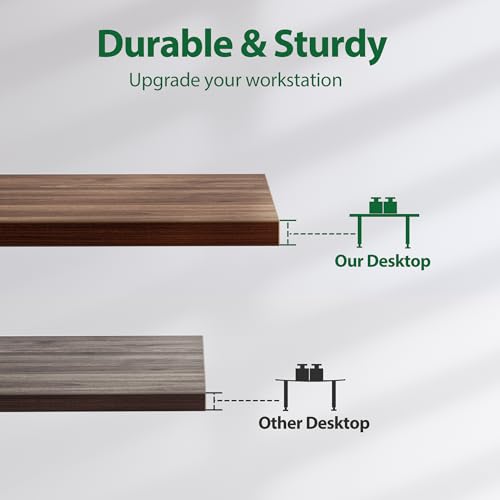 Agilestic L Shaped Electric Standing Desk with 2 Drawers, 63 Inch Ergonomic Adjustable Height Desk with Storage