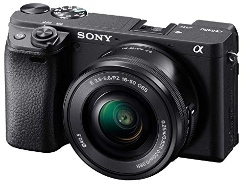 Sony Alpha a6400 Mirrorless Camera: Compact APS-C Interchangeable Lens Digital Camera with Real-Time Eye Auto Focus, 4K Video