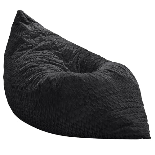 Hobestluk 3 in 1 Bean Bag Chair Giant Bean Bag Chairs Convertible Bean Bag Floor Cushion with Machine Washable Cover