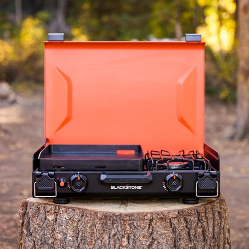 Blackstone 2364 12” x 14” Camping Griddle with Side Burner