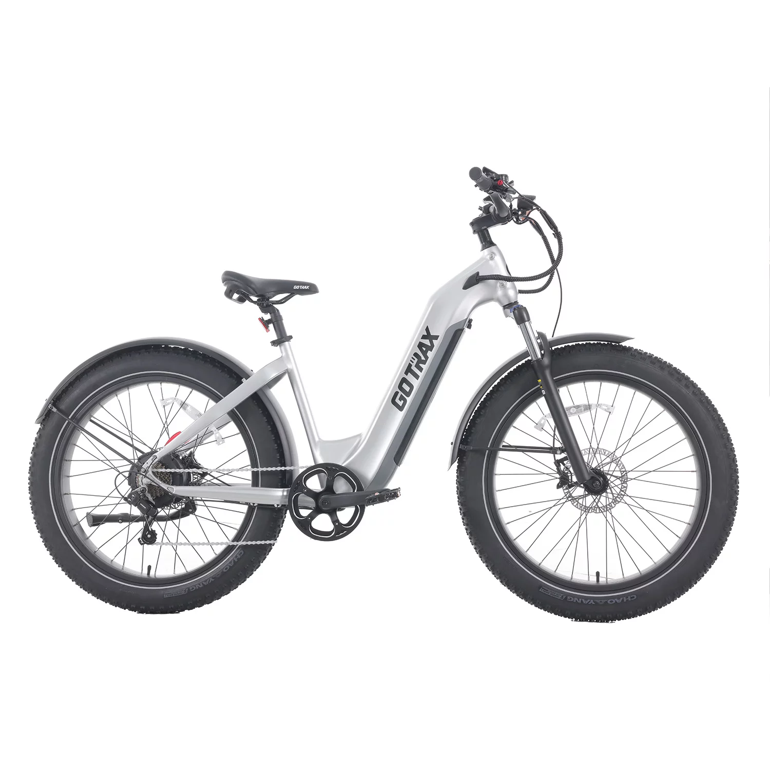 GOTRAX Tundra Electric Bike for Adults, 750W 48V 26 x 4 Fat Tire Adult Dirt Electric Bicycle, 20MPH All Terrain Electric Mountain Bike, Step over