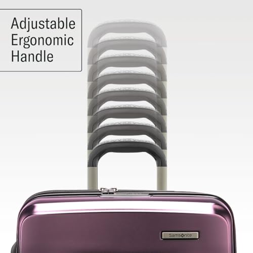Samsonite Carry-On Pro Front Pocket Hardside Expandable 21-Inch Octiv Luggage: Durable & Impact Resistant, 360° Aero Trac Spinner Wheels