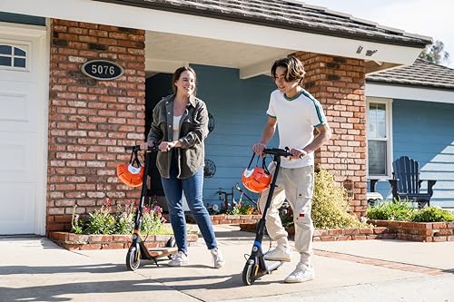 Segway Ninebot eKickScooter - Electric Scooter for Kids 6-14, w/t Adjustable Handlebar Height (Only C2 Pro) for Riders up to 132 lbs