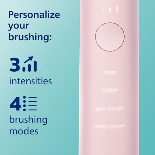 Philips Sonicare DiamondClean Smart 9300 Electric Toothbrush, Sonic Toothbrush with App, Pressure Sensor, Brush Head Detection