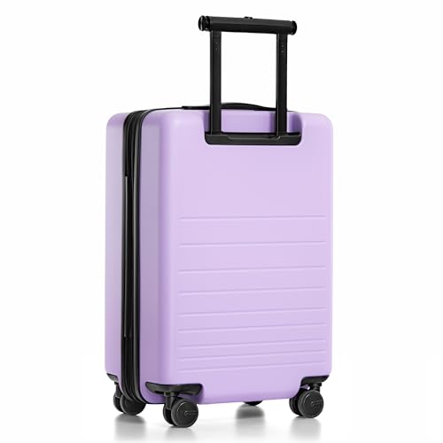 Traveler's Choice Markham Hardside Expandable Luggage with Double Spinner Wheels, Carry-On 21-Inch Suitcase, Green