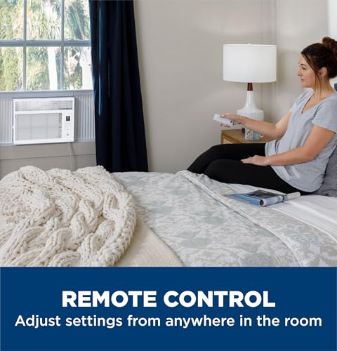 GE Window Air Conditioner Unit, 6,000 BTU for Small Rooms up to 250 sq ft. with Adjustable Fan and Cooling Settings