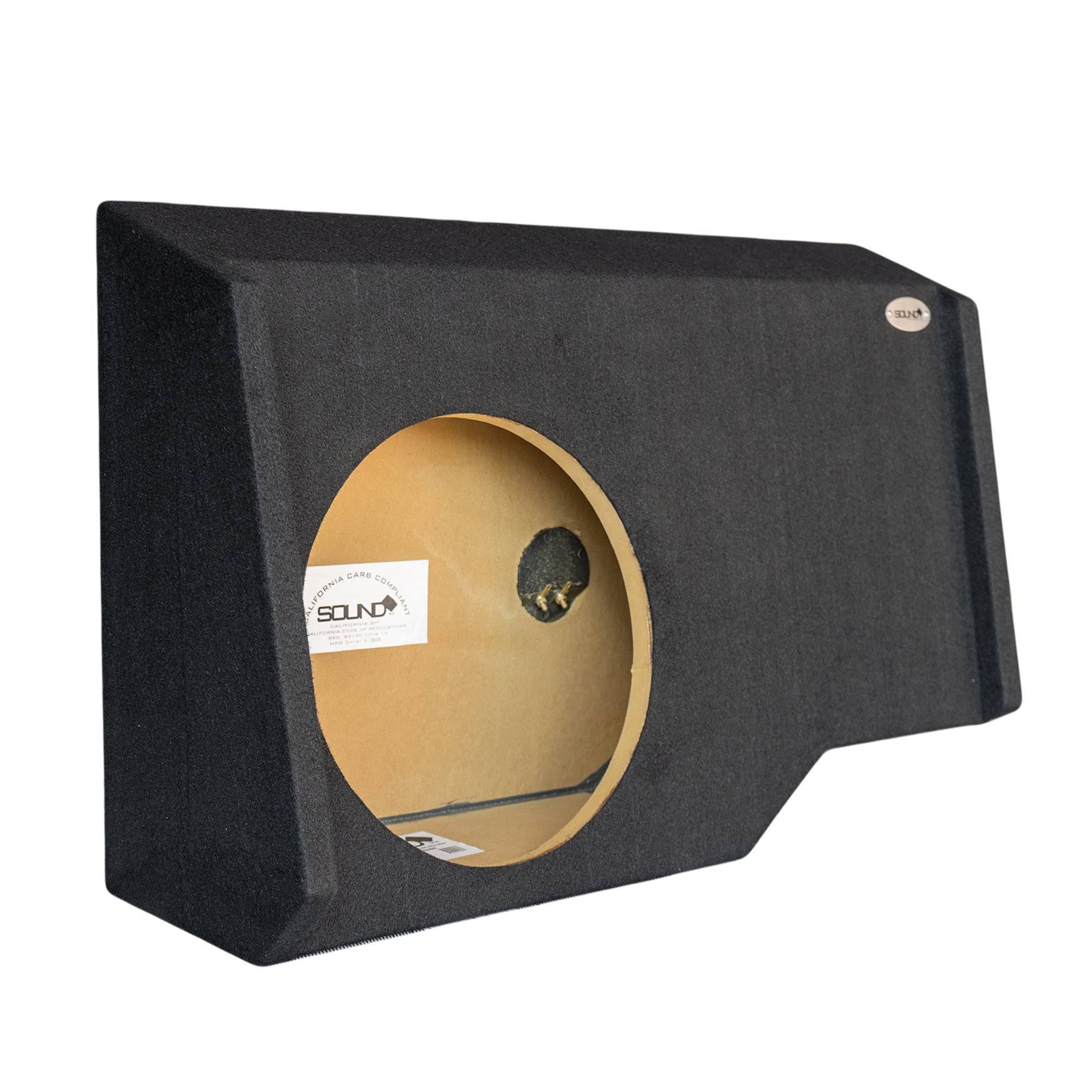 Soundbox Silverado/Sierra Crew Cab 2014-2018 Single 12x22 Downfire Subwoofer Enclosure