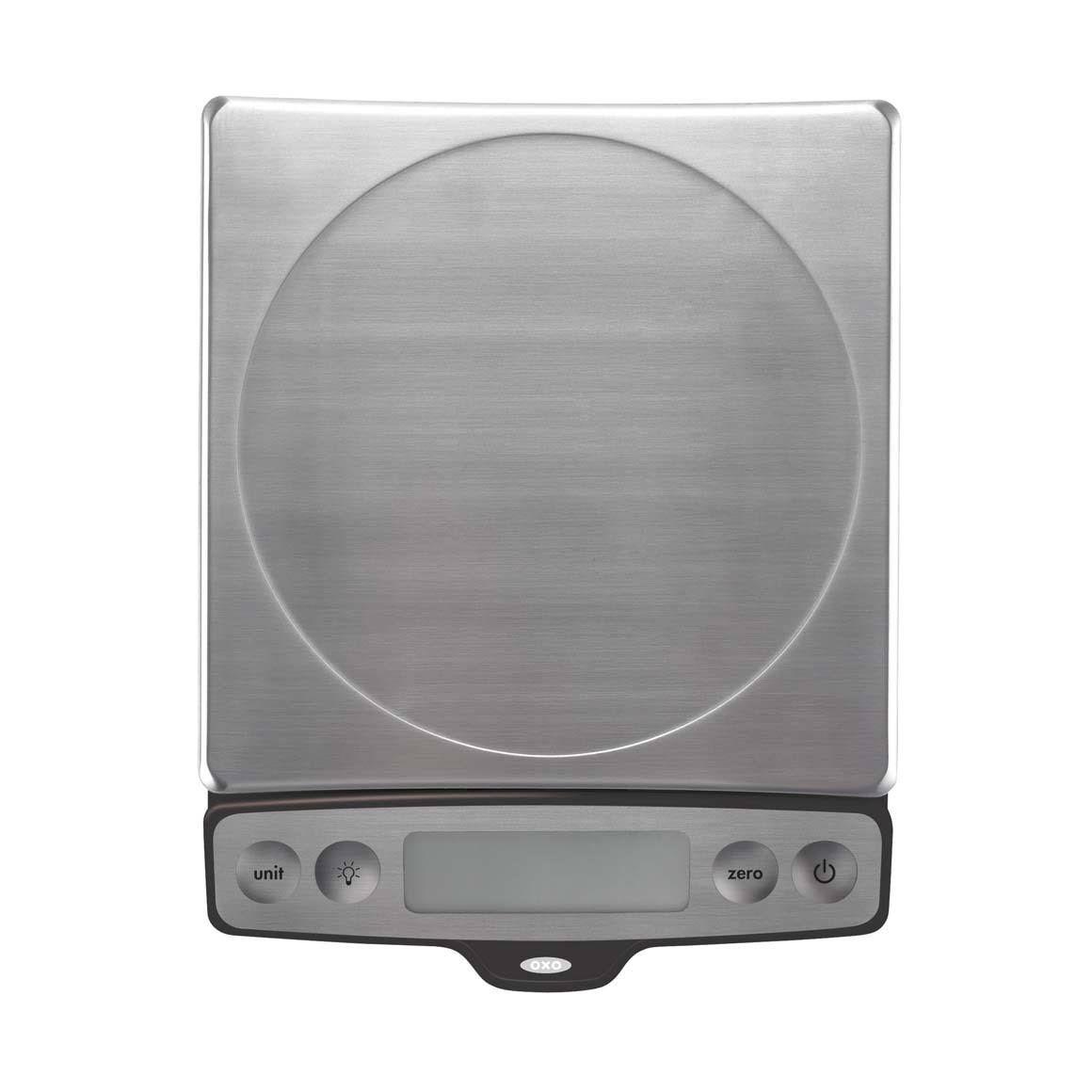 OXO Good Grips Stainless Steel Food Scale with Pull Out Display, 22Pound