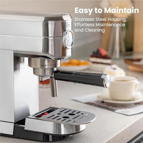 Gevi Espresso Expresso Machine 20 Bar with Auto Milk Frother, Professional Espresso Maker with Steam Wand