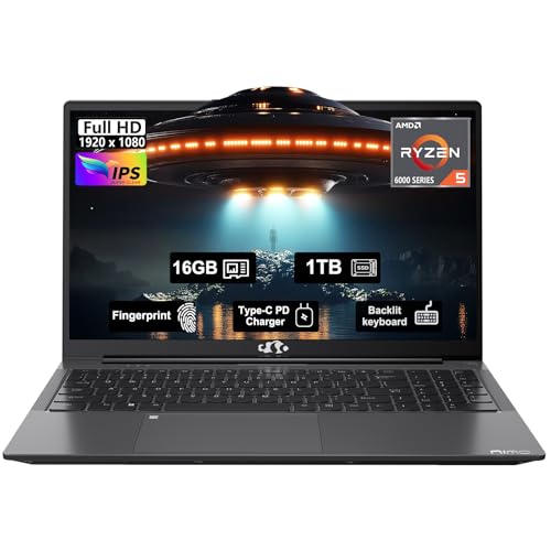 15.6 Business-gaming-Laptop, 6-Cores AMD Ryzen 5 6600H 660M 6nm GPU