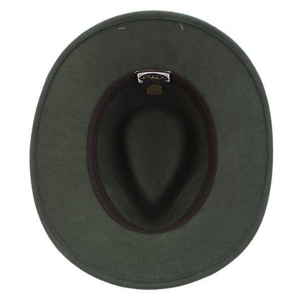 Scala Classico Men&s Crushable Felt Outback, Putty, Large