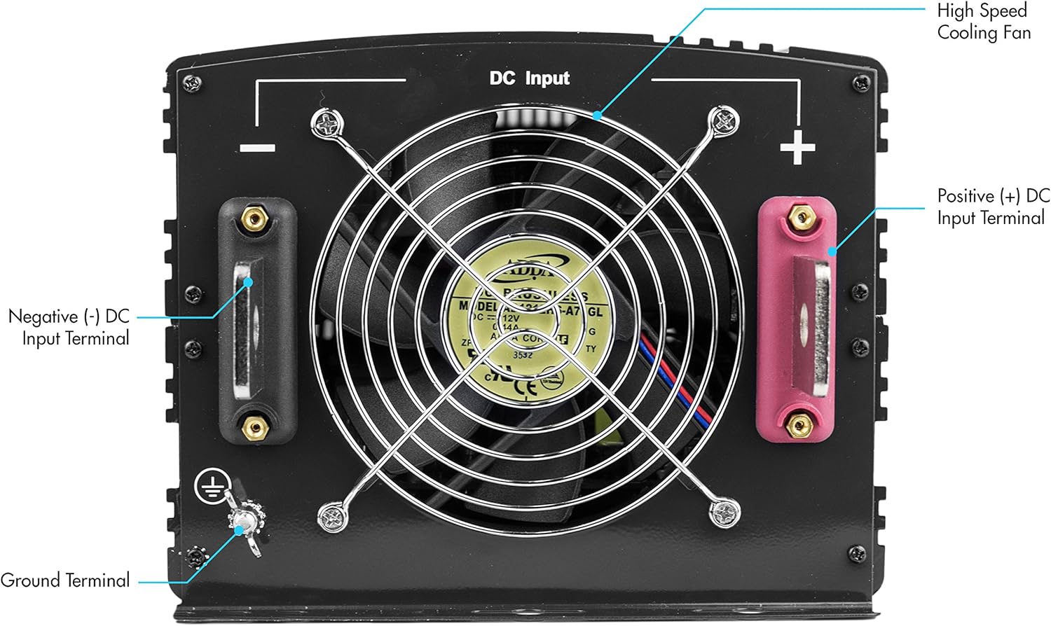 Wagan EL3748 12V 10000 Watt Power Inverter with Remote Control, 20000 Watt Surge Peak