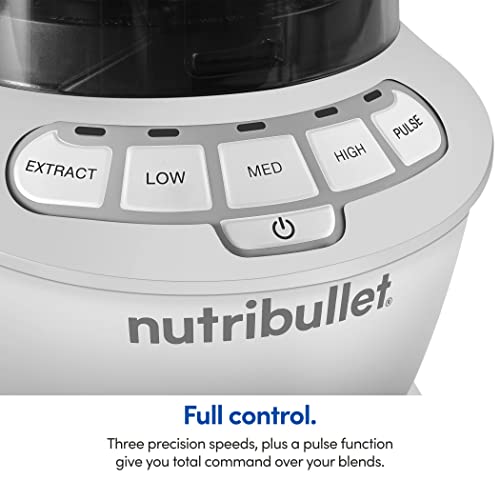 NutriBullet ZNBF30500Z Blender Combo 1200 Watt Dishwasher Safe Plastic food blender