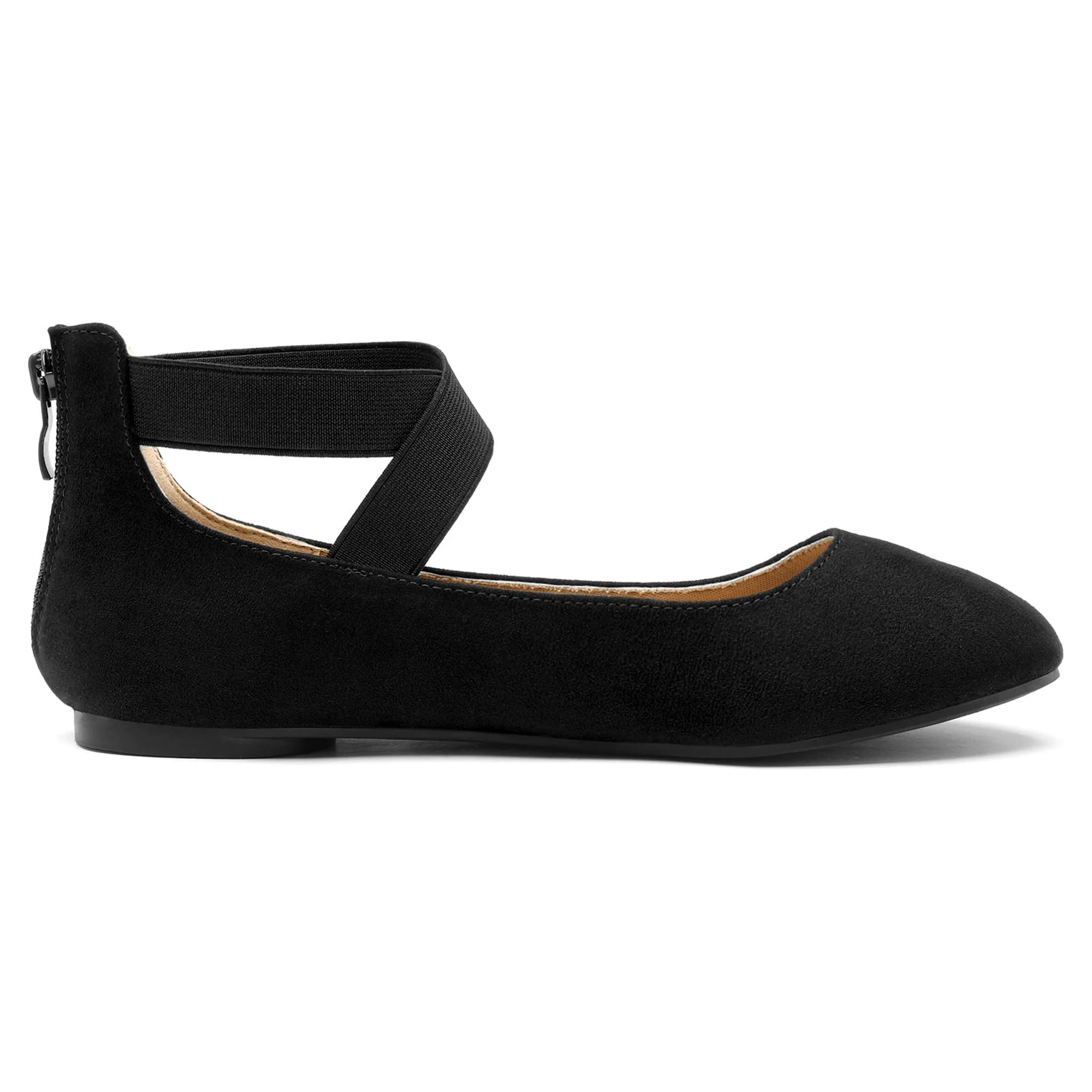 Dream Pairs Womens Ballet Flats Elastic Ankle Strap Mary Jane Slip On Shoes - Curated Treasures Market