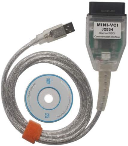 Mini VCI J2534 TIS techstream Diagnostic Cable, OBD2 Scanner for Toyota Lexus Scion