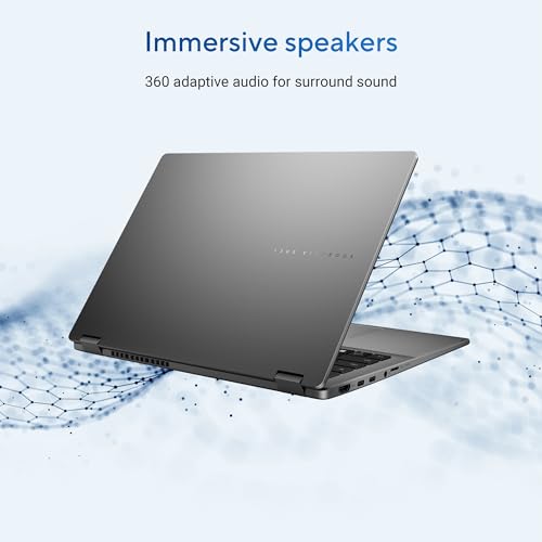 ASUS Vivobook 16 Flip Laptop, Copilot+ PC, 16” OLED 3K 120Hz Touch Display, Intel® Core™ Ultra 7 256V, Intel® Arc™ Graphics, 16GB Memory, 512GB SSD