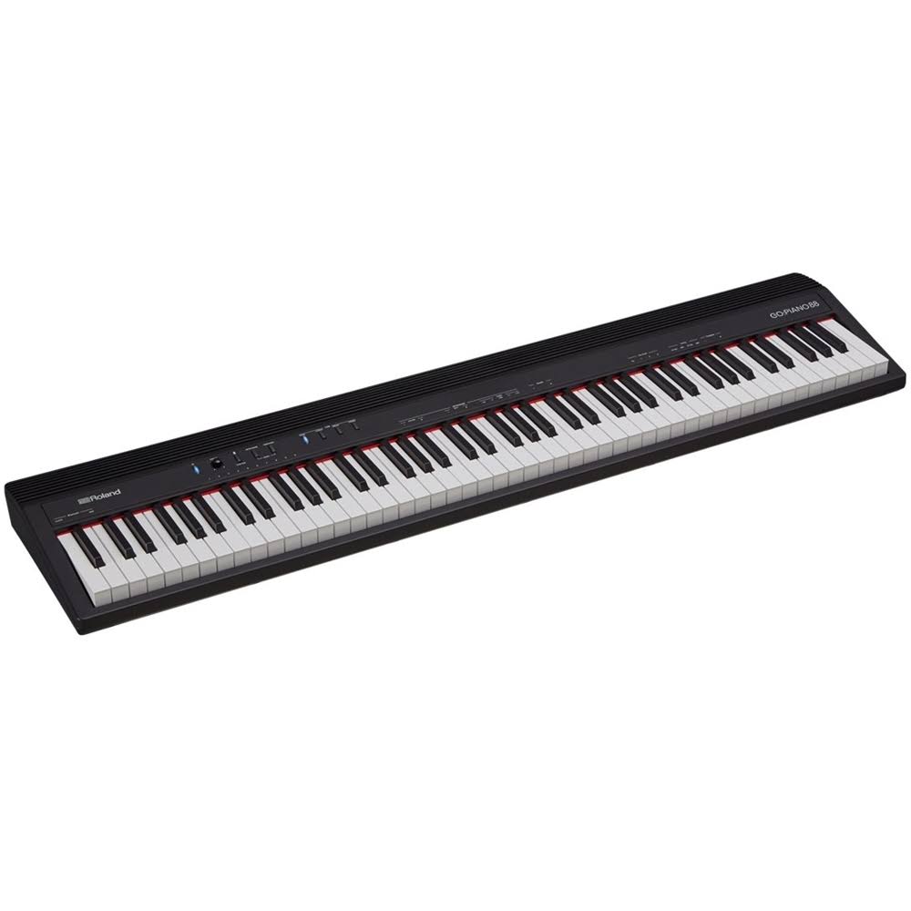Roland GO:PIANO88 88-Note Digital Piano with Onboard Bluetooth Speakers - Black