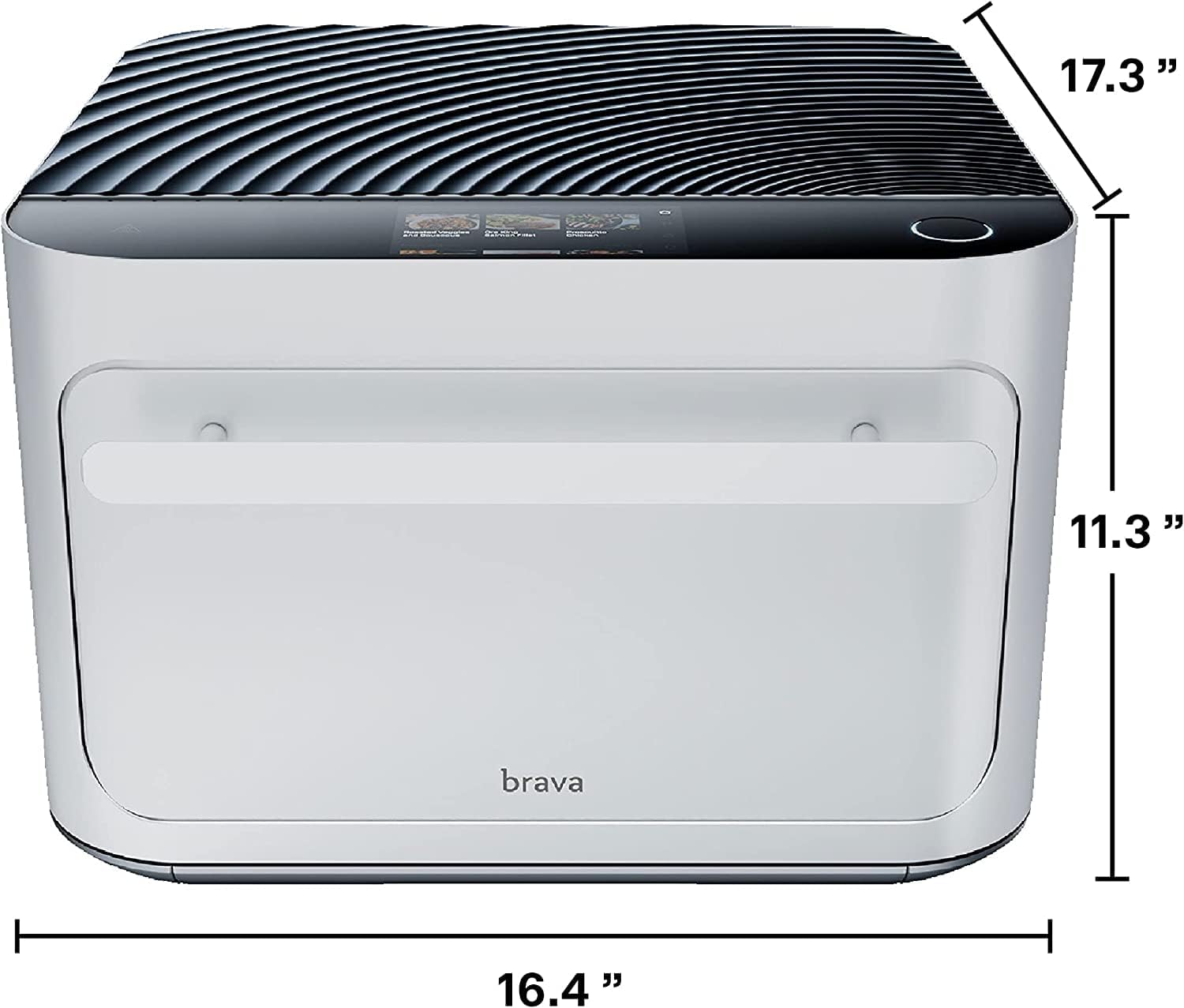 Brava Oven Starter Set: 10-in-1 Touchscreen Countertop Smart Oven, Air Fryer, 6-Slice Toaster, Slow Cooker, Reheater, Dehydrator, Rice Cooker