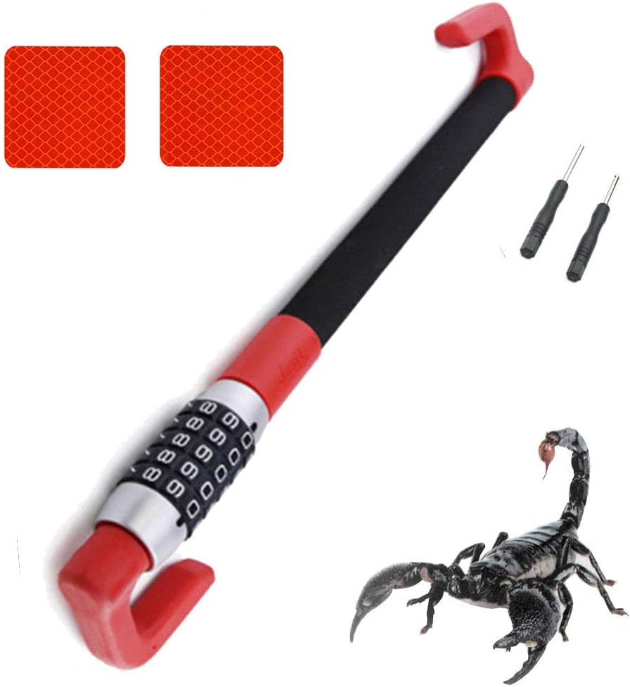WANLIAN Car Code Lock,Car Anti-Theft Device,Brake Pedal/Steering Wheel Lock,Locking Bar,Anti Theft Protection,Steering Wheel Clutch Lock