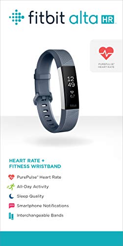Fitbit Alta HR Activity Tracker Small Black Renewed