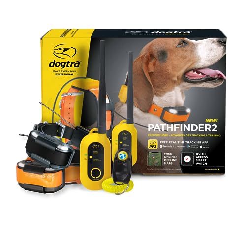 Dogtra Pathfinder 2 - Hunting Ecollar GPS Dog Training Collar with Remote, 9 Mile Range, Tracking & Containment for Medium & Large Dog Breeds